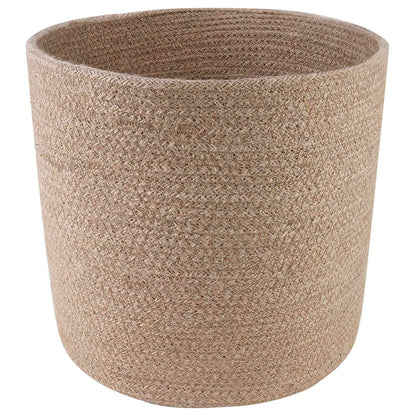 vidaXL Plant Pot Set 2 pcs Natural Ø 28 x 28 cm 100% Tossa Jute