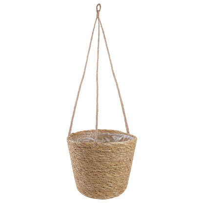 vidaXL Seagrass Plant Baskets 3 pcs Natural Ø26 x 19 cm 100% Seagrass
