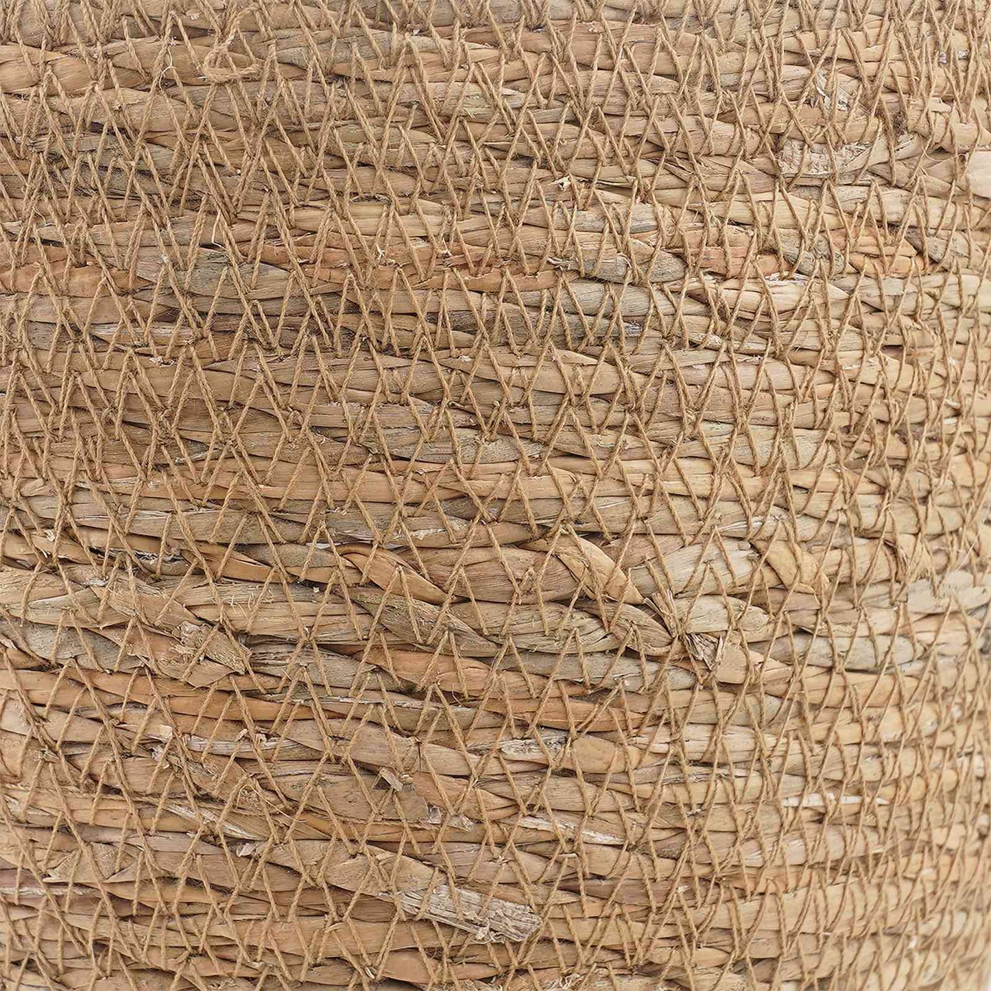 vidaXL Seagrass Plant Baskets 3 pcs Natural Ø26 x 19 cm 100% Seagrass