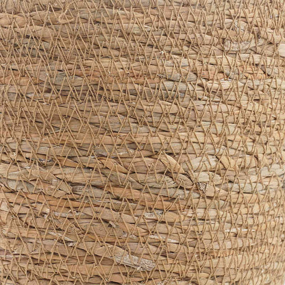 vidaXL Seagrass Plant Baskets 3 pcs Natural Ø26 x 19 cm 100% Seagrass