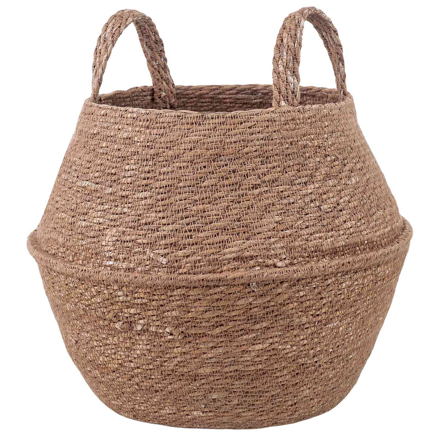 vidaXL Plant Pot with Handles Natural Ø 32 x 32 cm 100% Seagrass