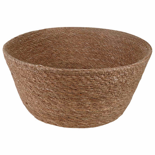vidaXL Plant Pot with Handles Natural Ø 32 x 32 cm 100% Seagrass