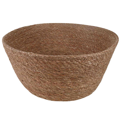vidaXL Plant Pot with Handles 2 pcs Natural Ø 32 x 32 cm 100% Seagrass