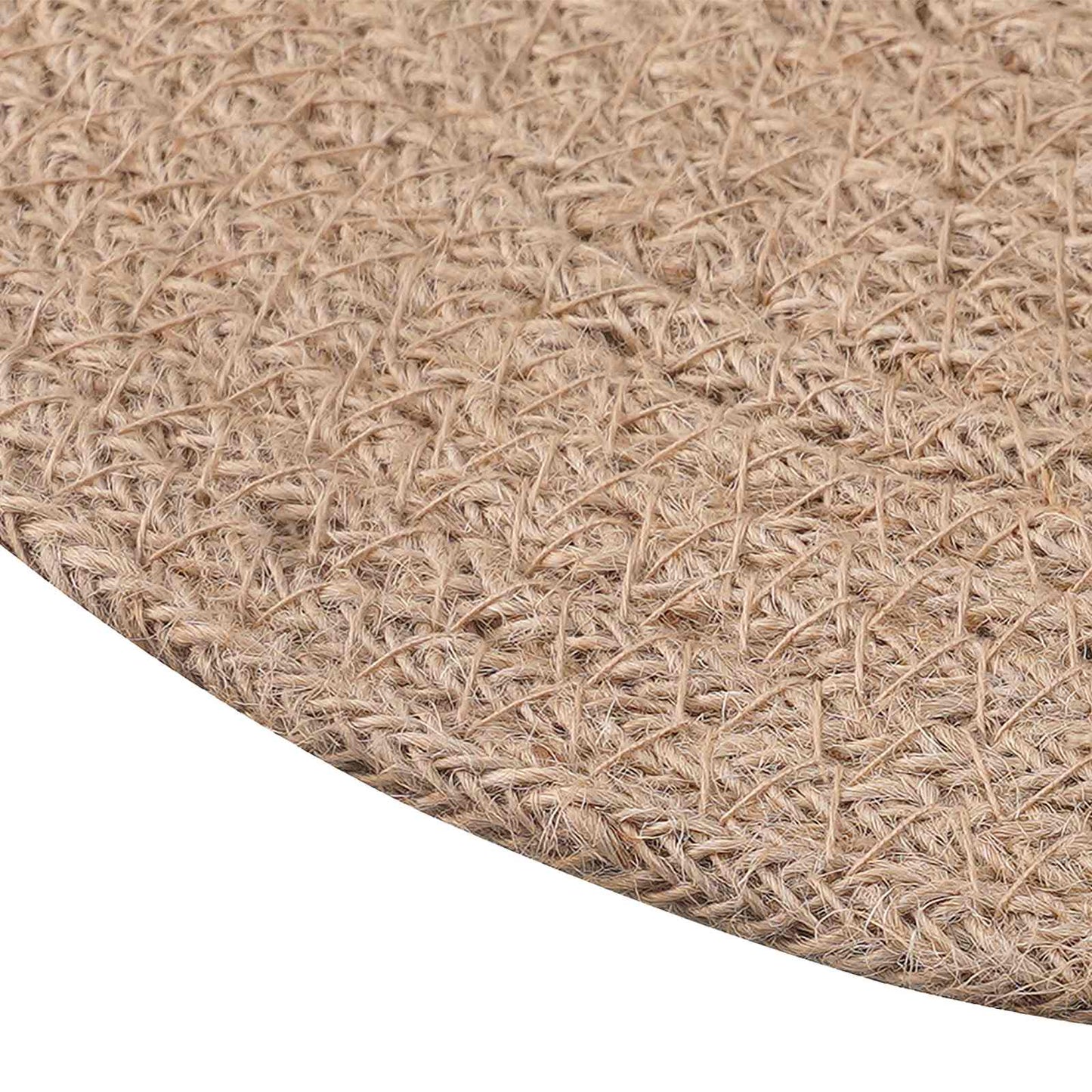vidaXL Jute Placemets 4 pcs Natural Ø 30 cm 100% Tossa Jute