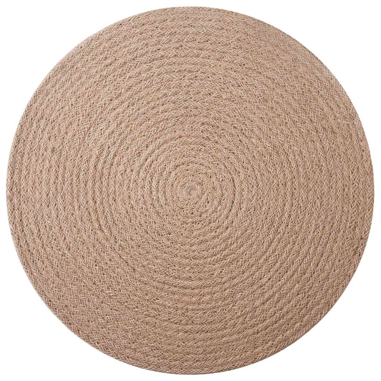 vidaXL Jute Placemets 50 pcs Natural Ø 30 cm 100% Tossa Jute