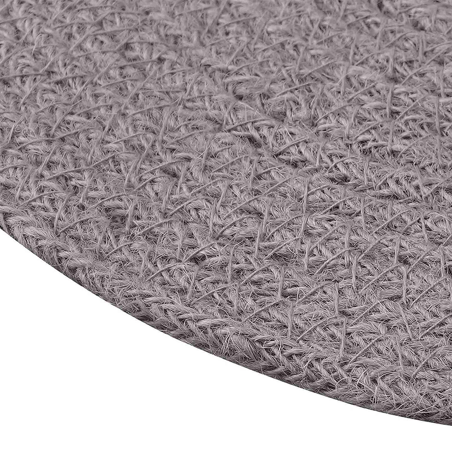 vidaXL Jute Placemets 4 pcs Grey 100% Tossa Jute