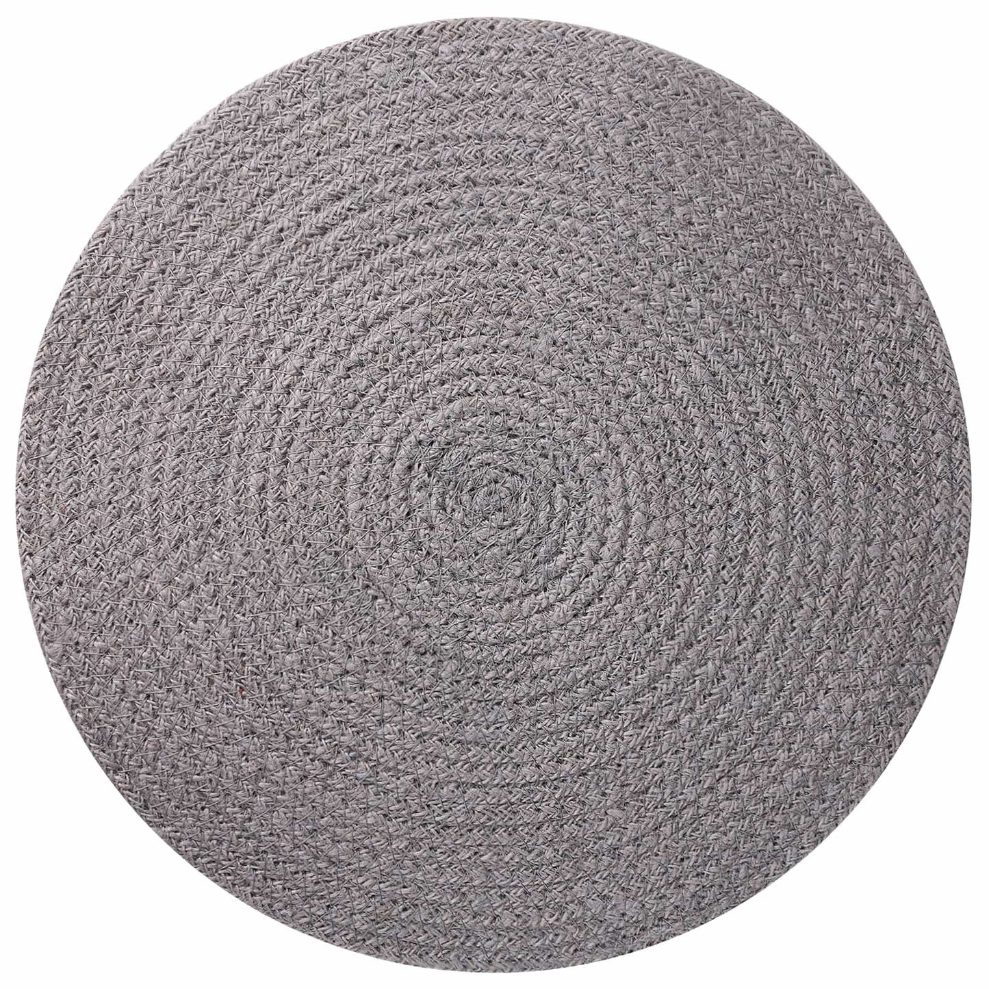 vidaXL Jute Placemets 6 pcs Grey 100% Tossa Jute