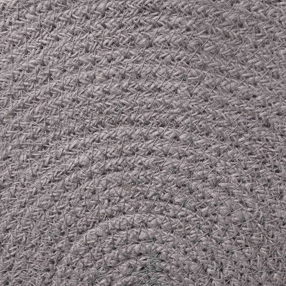 vidaXL Jute Placemets 12 pcs Grey 100% Tossa Jute