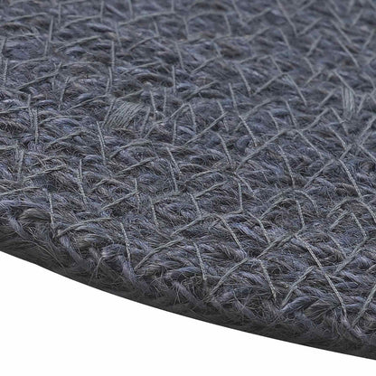 vidaXL Jute Placemets 4 pcs Dark grey 100% Tossa Jute