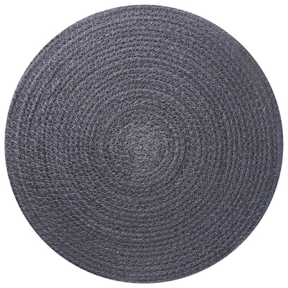 vidaXL Jute Placemets 4 pcs Dark grey 100% Tossa Jute