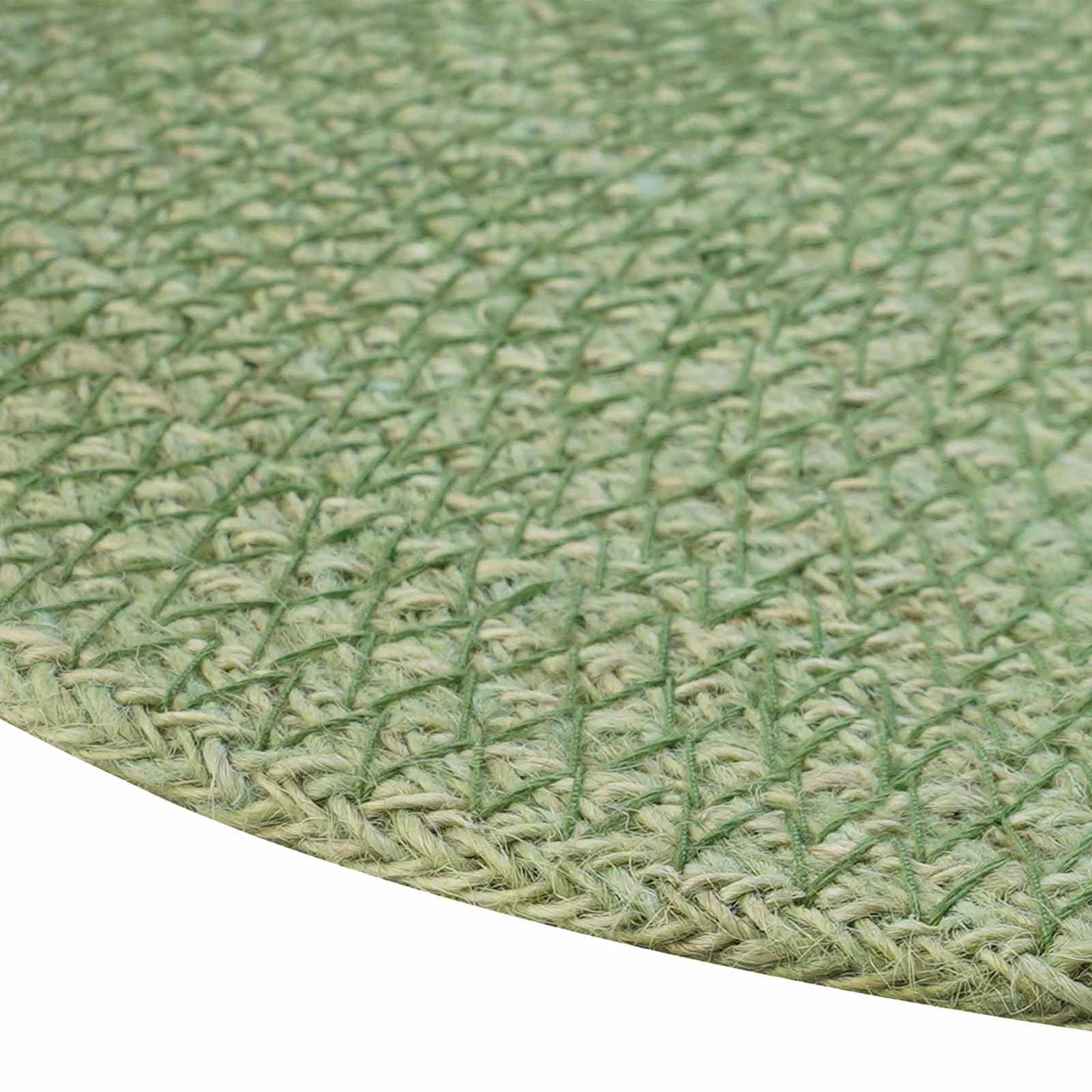 vidaXL Jute Placemets 4 pcs Olive green 100% Tossa Jute