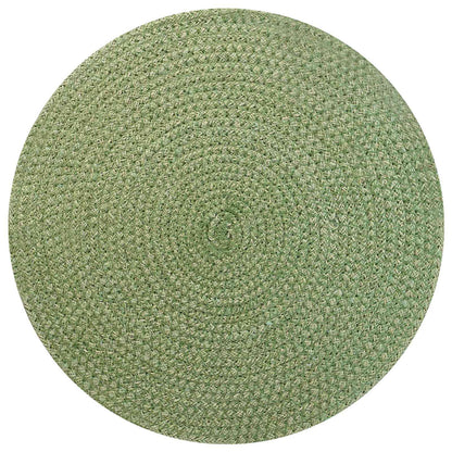 vidaXL Jute Placemets 4 pcs Olive green 100% Tossa Jute