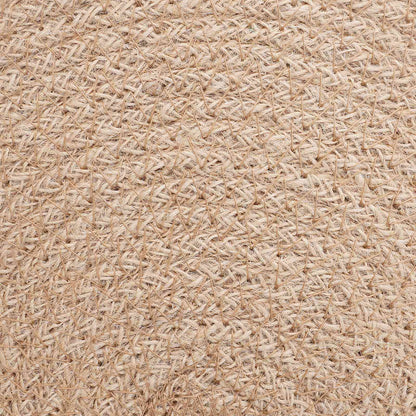 vidaXL Jute Placemets 12 pcs Natural and Black 100% Tossa Jute