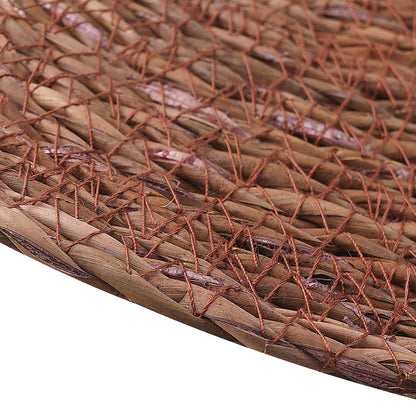 vidaXL Seagrass Placemets 12 pcs Brown 100% Seagrass