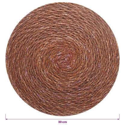 vidaXL Seagrass Placemets 12 pcs Brown 100% Seagrass