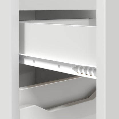 vidaXL Bathroom Cabinet White 30.5 x 30 x 101 cm Engineered Wood
