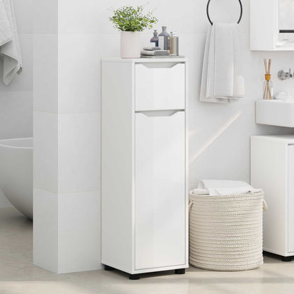 vidaXL Bathroom Cabinet White 30.5 x 30 x 101 cm Engineered Wood