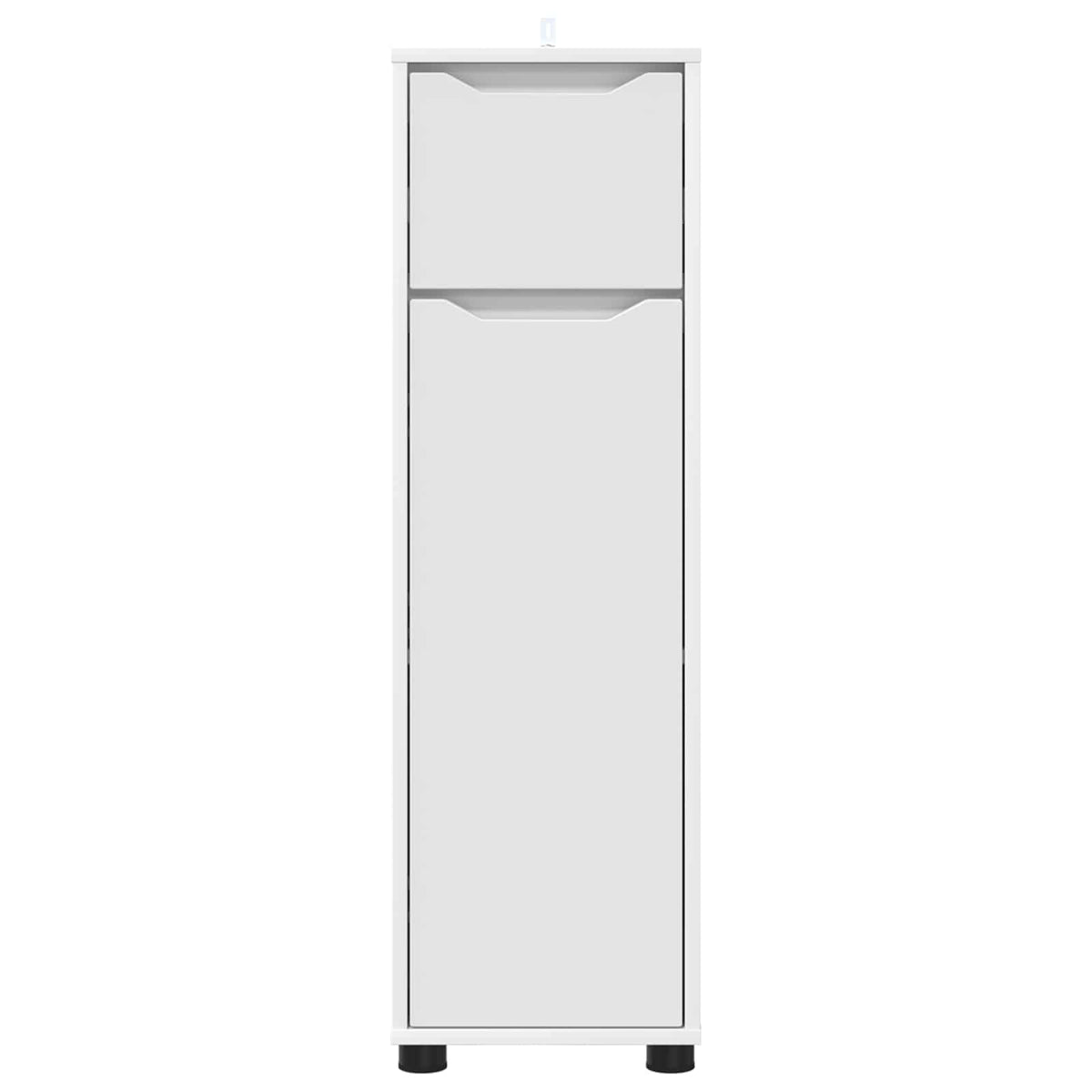 vidaXL Bathroom Cabinet White 30.5 x 30 x 101 cm Engineered Wood