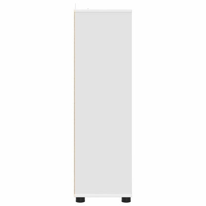 vidaXL Bathroom Cabinet White 30.5 x 30 x 101 cm Engineered Wood