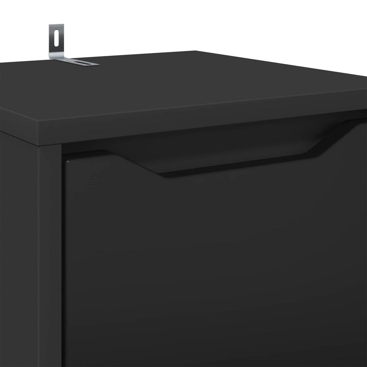 vidaXL Bathroom Cabinet Black 30.5 x 30 x 101 cm Engineered Wood