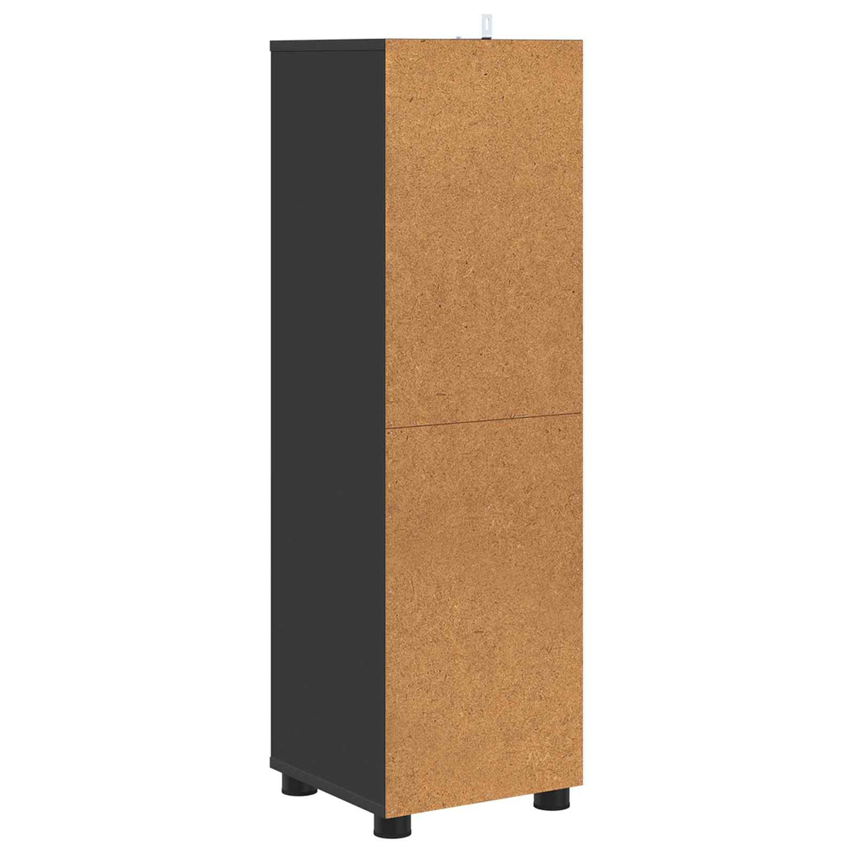 vidaXL Bathroom Cabinet Black 30.5 x 30 x 101 cm Engineered Wood