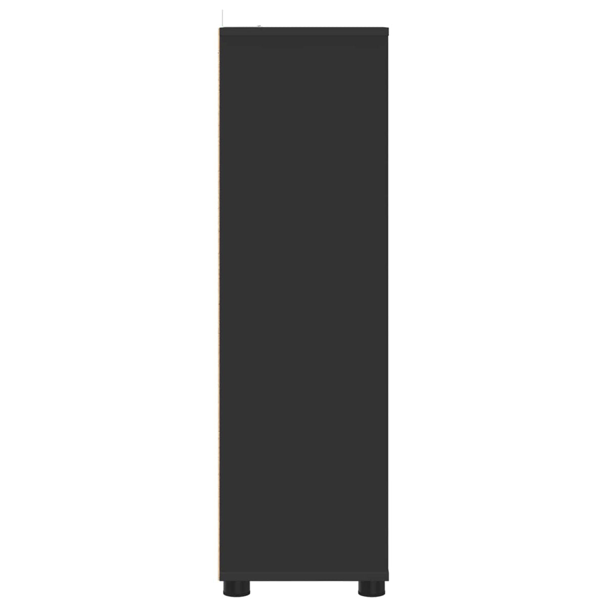 vidaXL Bathroom Cabinet Black 30.5 x 30 x 101 cm Engineered Wood