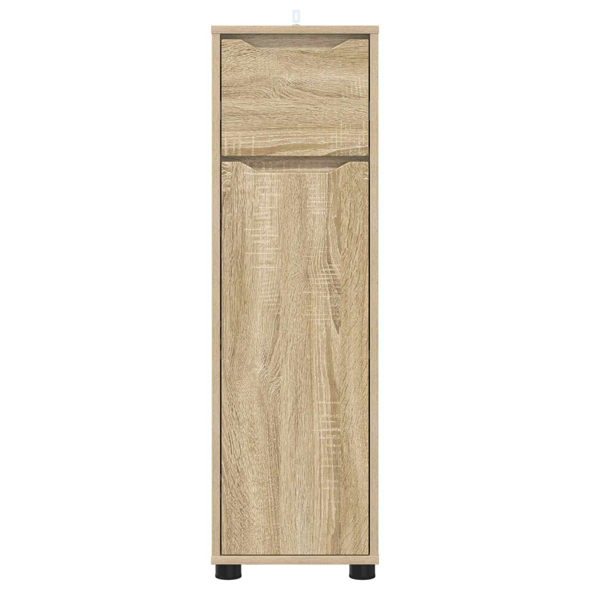 vidaXL Bathroom Cabinet Sonoma Oak 30.5 x 30 x 101 cm Engineered Wood