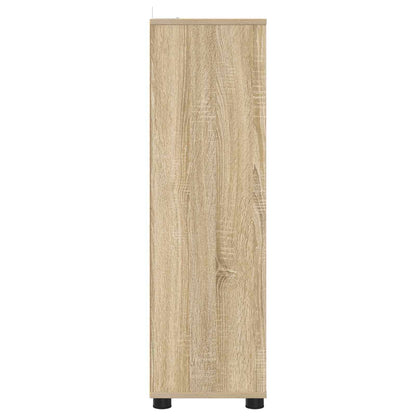 vidaXL Bathroom Cabinet Sonoma Oak 30.5 x 30 x 101 cm Engineered Wood