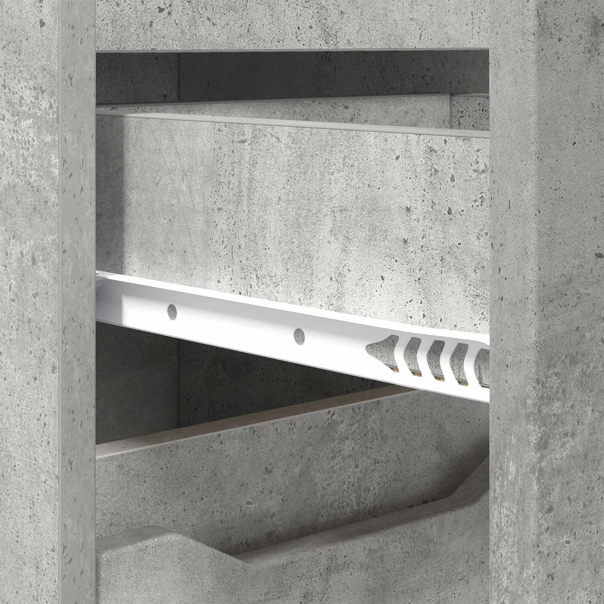 vidaXL Bathroom Cabinet Concrete Grey 30.5 x 30 x 101 cm