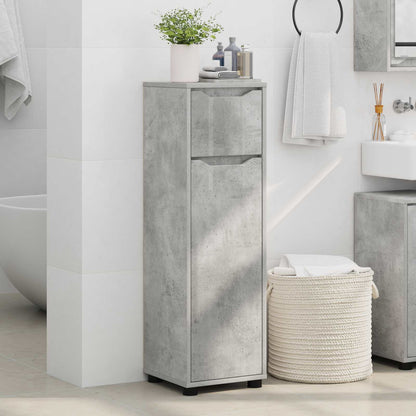 vidaXL Bathroom Cabinet Concrete Grey 30.5 x 30 x 101 cm