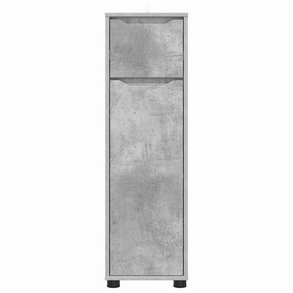 vidaXL Bathroom Cabinet Concrete Grey 30.5 x 30 x 101 cm