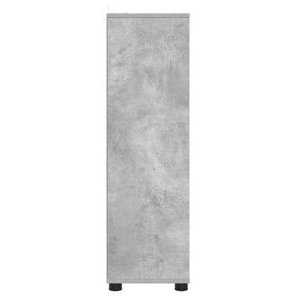 vidaXL Bathroom Cabinet Concrete Grey 30.5 x 30 x 101 cm