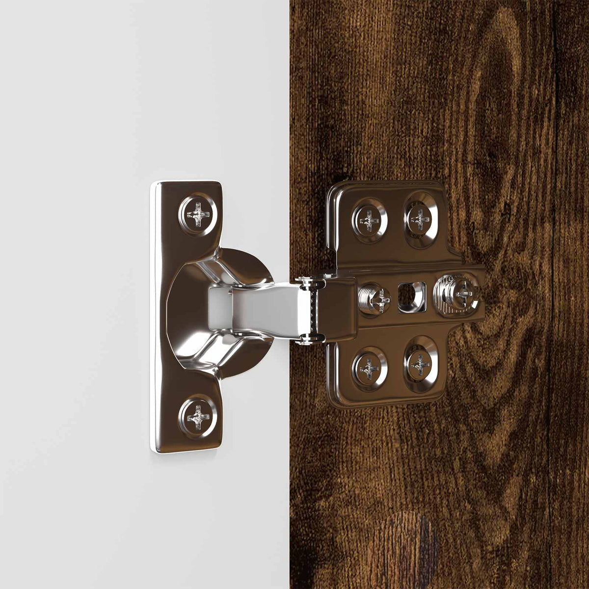 vidaXL Bathroom Cabinet Smoked Oak 30.5 x 30 x 101 cm Engineered Wood