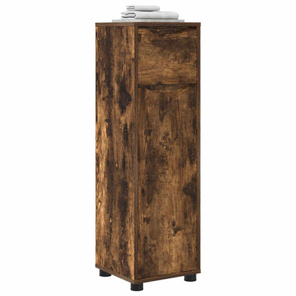 vidaXL Bathroom Cabinet Smoked Oak 30.5 x 30 x 101 cm Engineered Wood