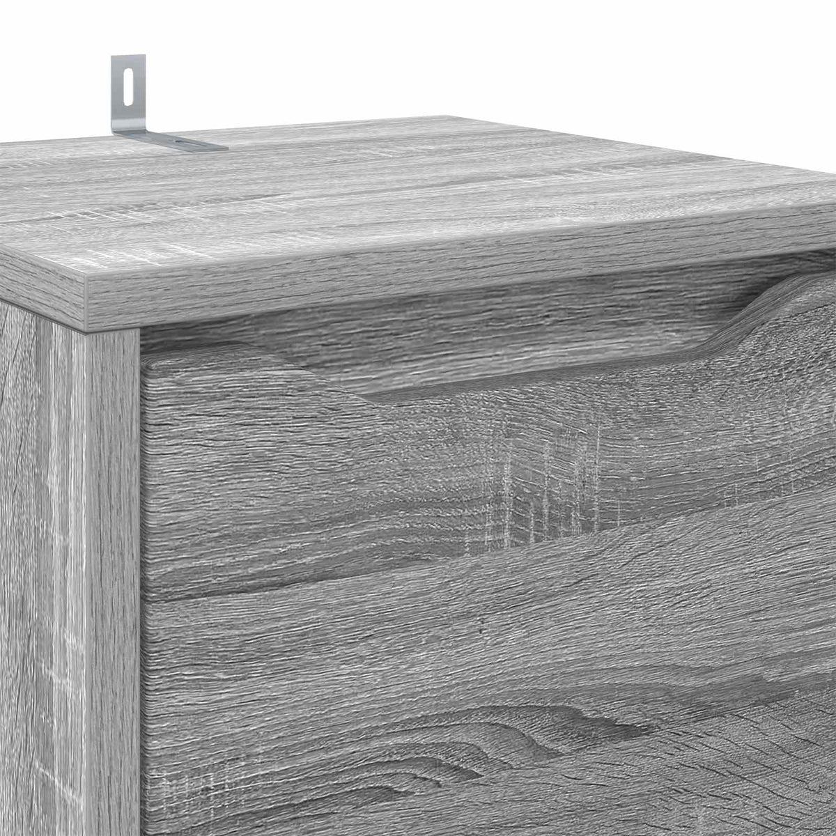 vidaXL Bathroom Cabinet Grey Sonoma 30.5 x 30 x 101 cm Engineered Wood