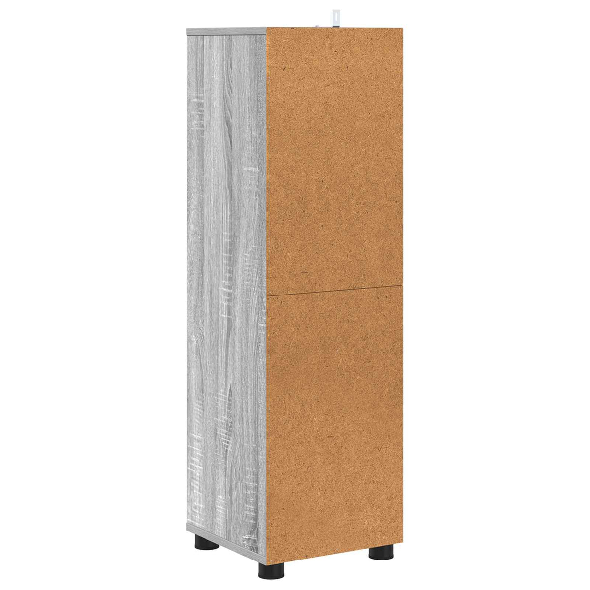 vidaXL Bathroom Cabinet Grey Sonoma 30.5 x 30 x 101 cm Engineered Wood