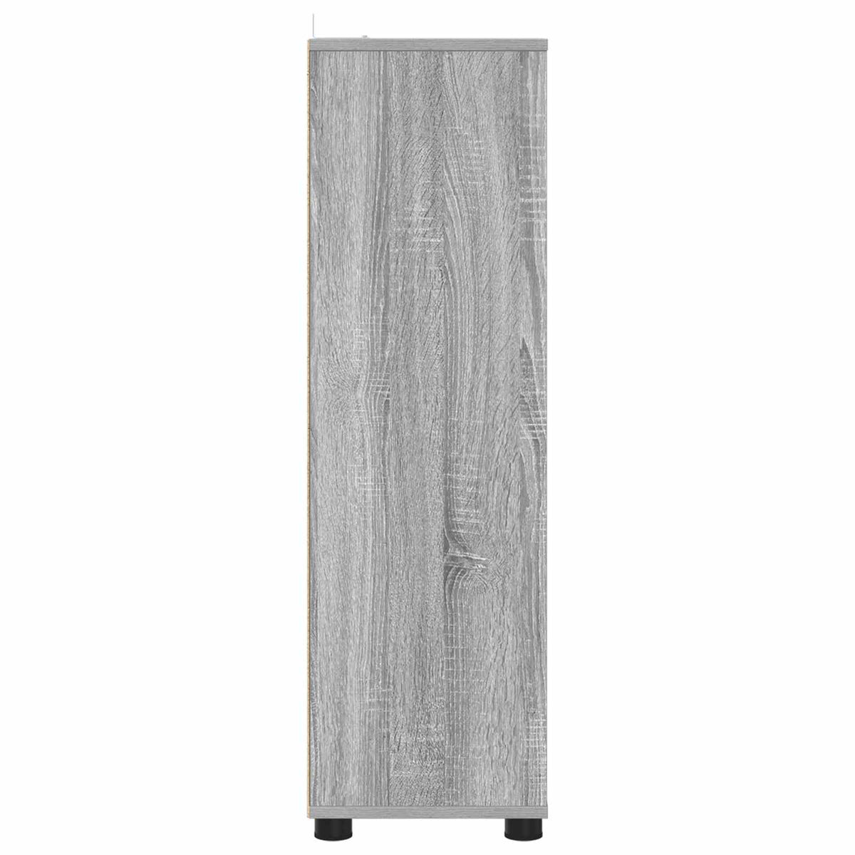 vidaXL Bathroom Cabinet Grey Sonoma 30.5 x 30 x 101 cm Engineered Wood