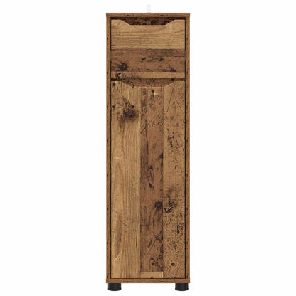 vidaXL Bathroom Cabinet Old Wood 30.5 x 30 x 101 cm Engineered Wood