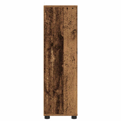 vidaXL Bathroom Cabinet Old Wood 30.5 x 30 x 101 cm Engineered Wood