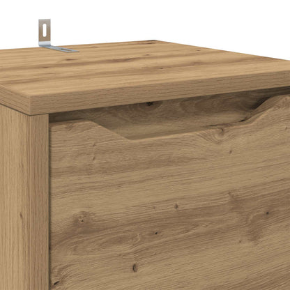 vidaXL Bathroom Cabinet Artisan Oak 30.5 x 30 x 101 cm Engineered Wood