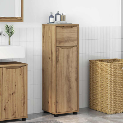 vidaXL Bathroom Cabinet Artisan Oak 30.5 x 30 x 101 cm Engineered Wood