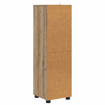 vidaXL Bathroom Cabinet Artisan Oak 30.5 x 30 x 101 cm Engineered Wood