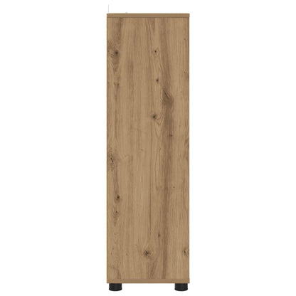 vidaXL Bathroom Cabinet Artisan Oak 30.5 x 30 x 101 cm Engineered Wood