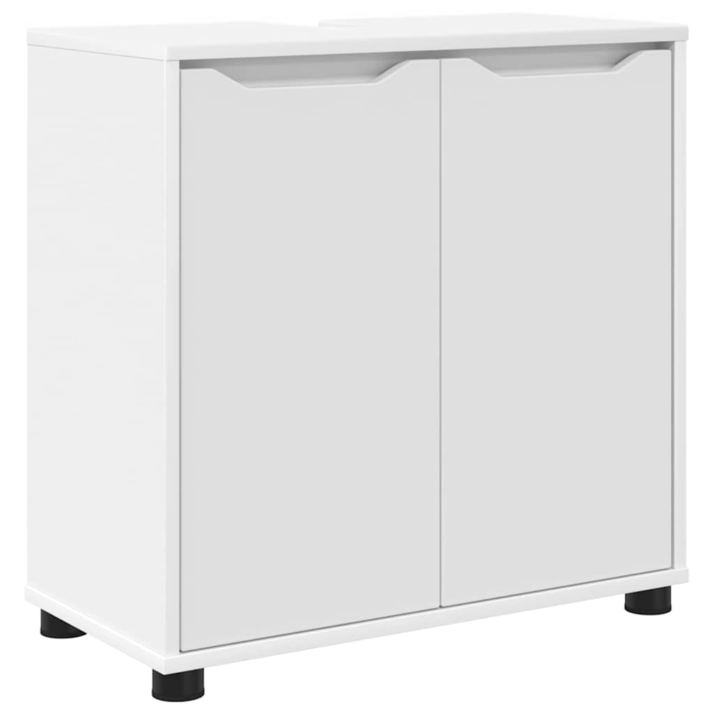 vidaXL Bathroom Basin Cabinet White 60 x 30 x 60 cm Engineered Wood