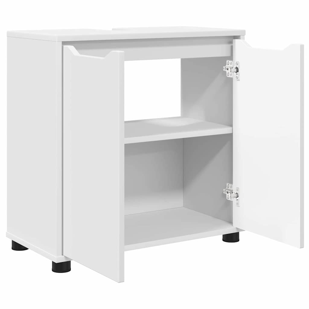 vidaXL Bathroom Basin Cabinet White 60 x 30 x 60 cm Engineered Wood