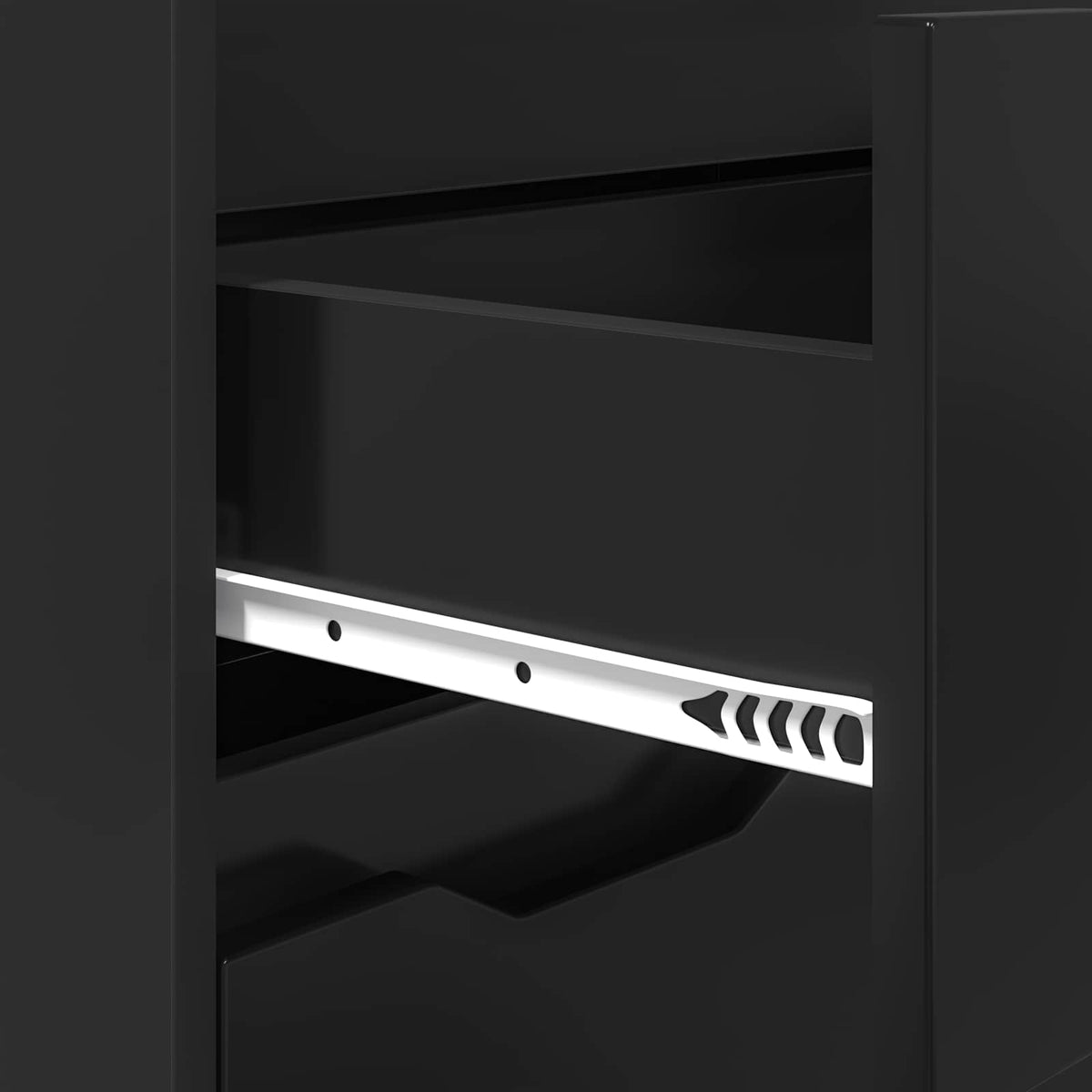 vidaXL Bathroom Cabinet Black 72.5 x 36.5 x 100 cm Engineered Wood