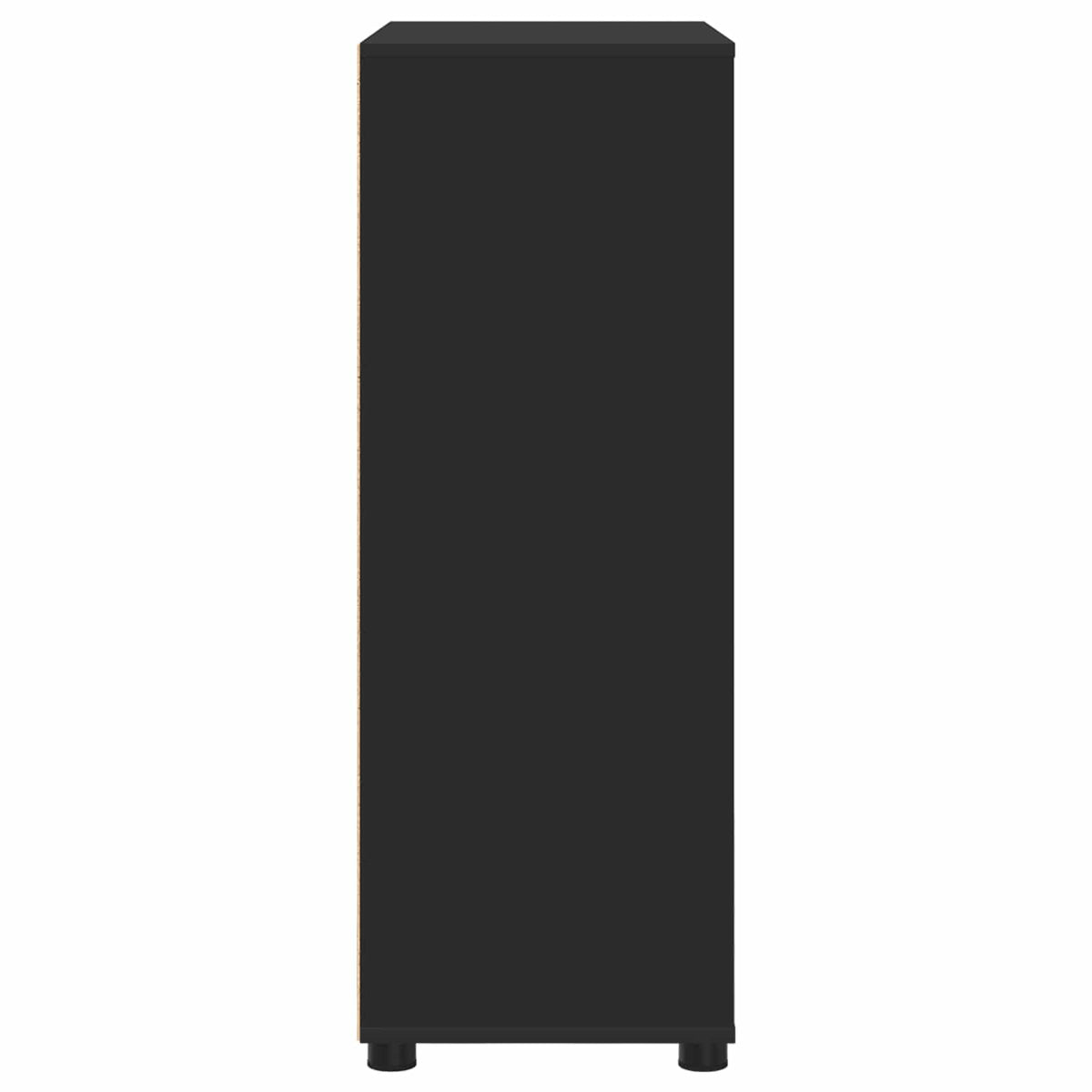 vidaXL Bathroom Cabinet Black 72.5 x 36.5 x 100 cm Engineered Wood