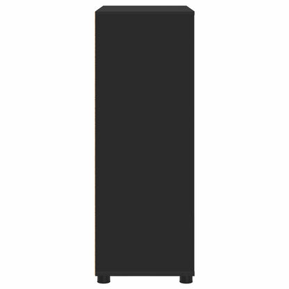 vidaXL Bathroom Cabinet Black 72.5 x 36.5 x 100 cm Engineered Wood