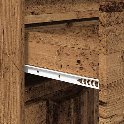 vidaXL Bathroom Cabinet Old Wood 72.5 x 36.5 x 100 cm Engineered Wood