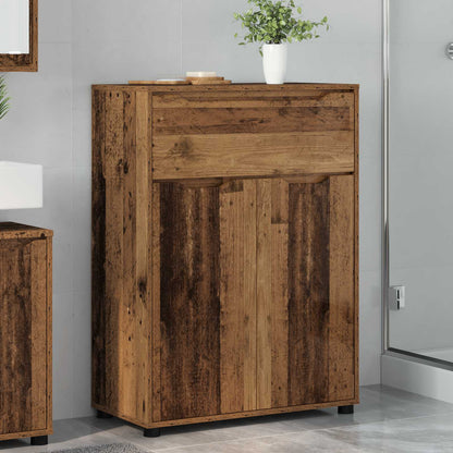 vidaXL Bathroom Cabinet Old Wood 72.5 x 36.5 x 100 cm Engineered Wood